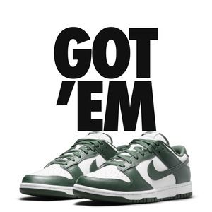 Men’s Nike Dunk Low Varsity Green Deadstock